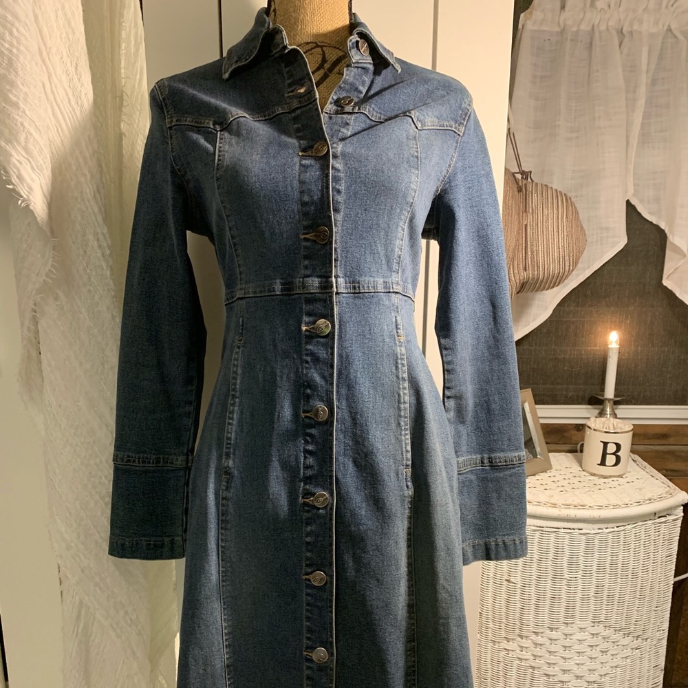 Stretch Denim Dress or Jacket